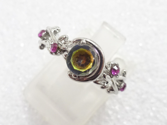 色石　指輪(9.5号)